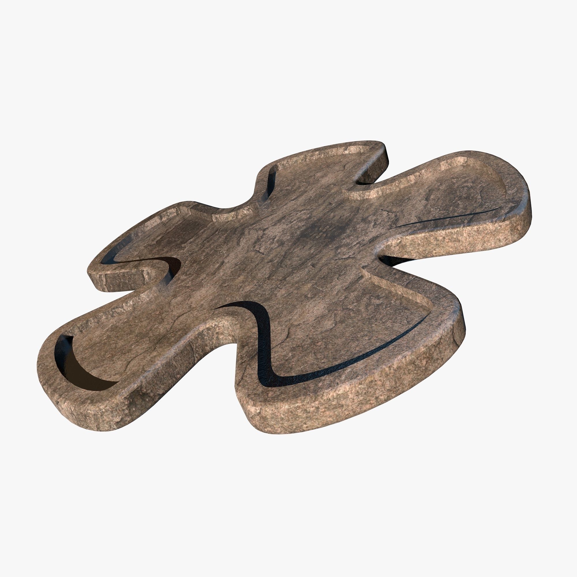 Stone Flowers 3D model_2