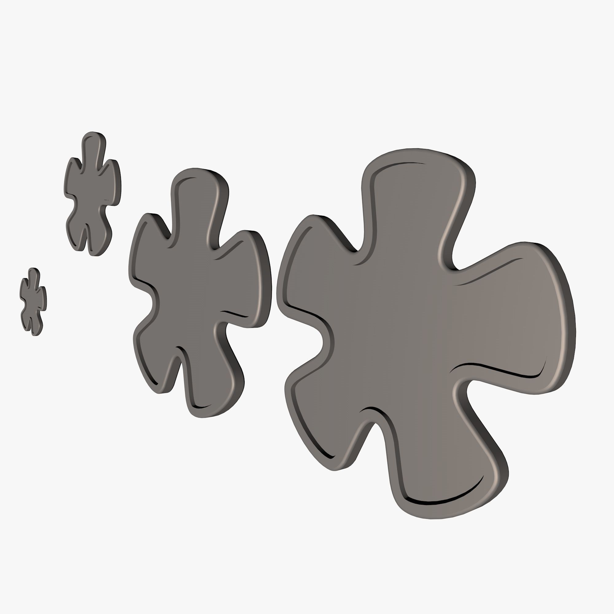 Stone Flowers 3D model_7