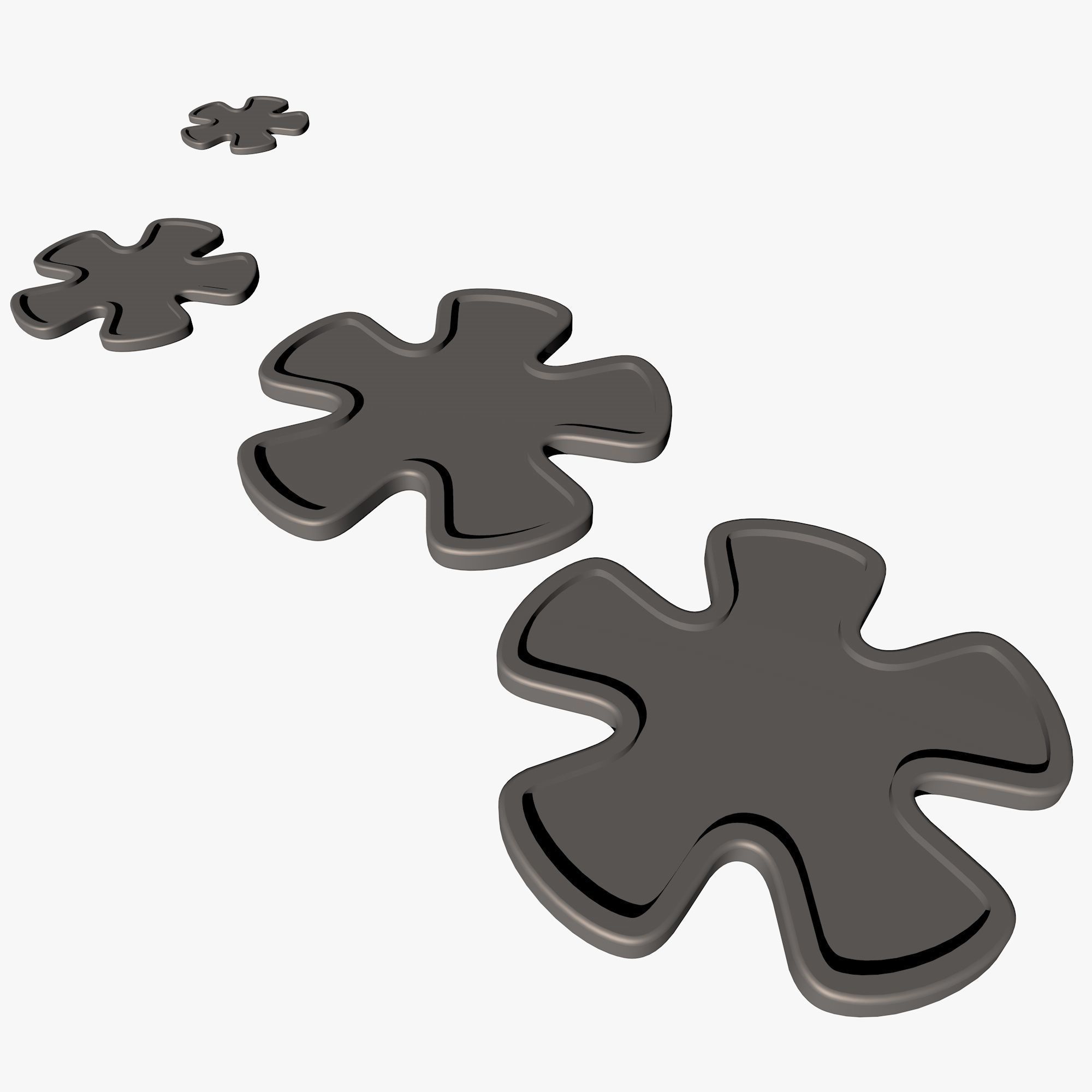 Stone Flowers 3D model_5