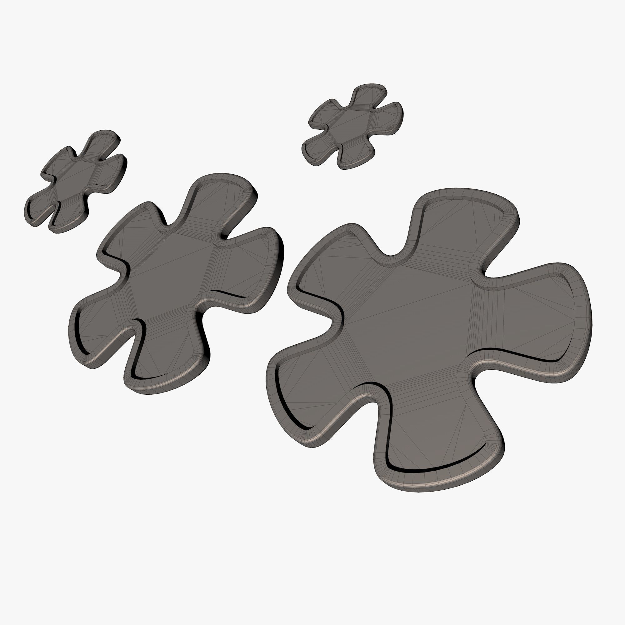 Stone Flowers 3D model_6