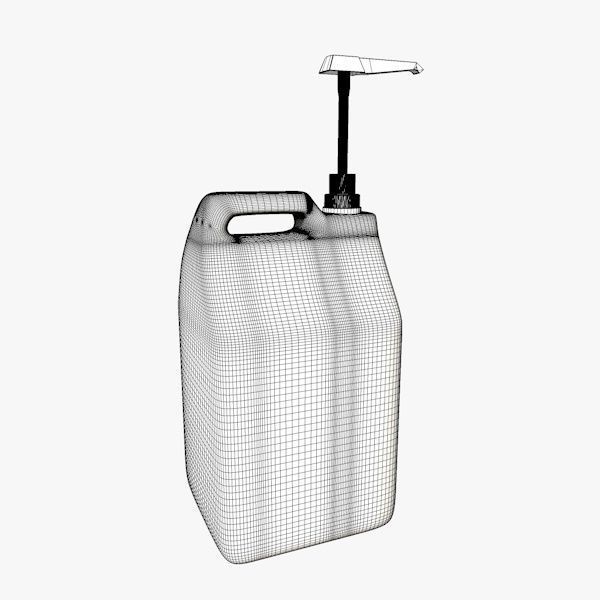 Blue Canister with Doser 3D model_9