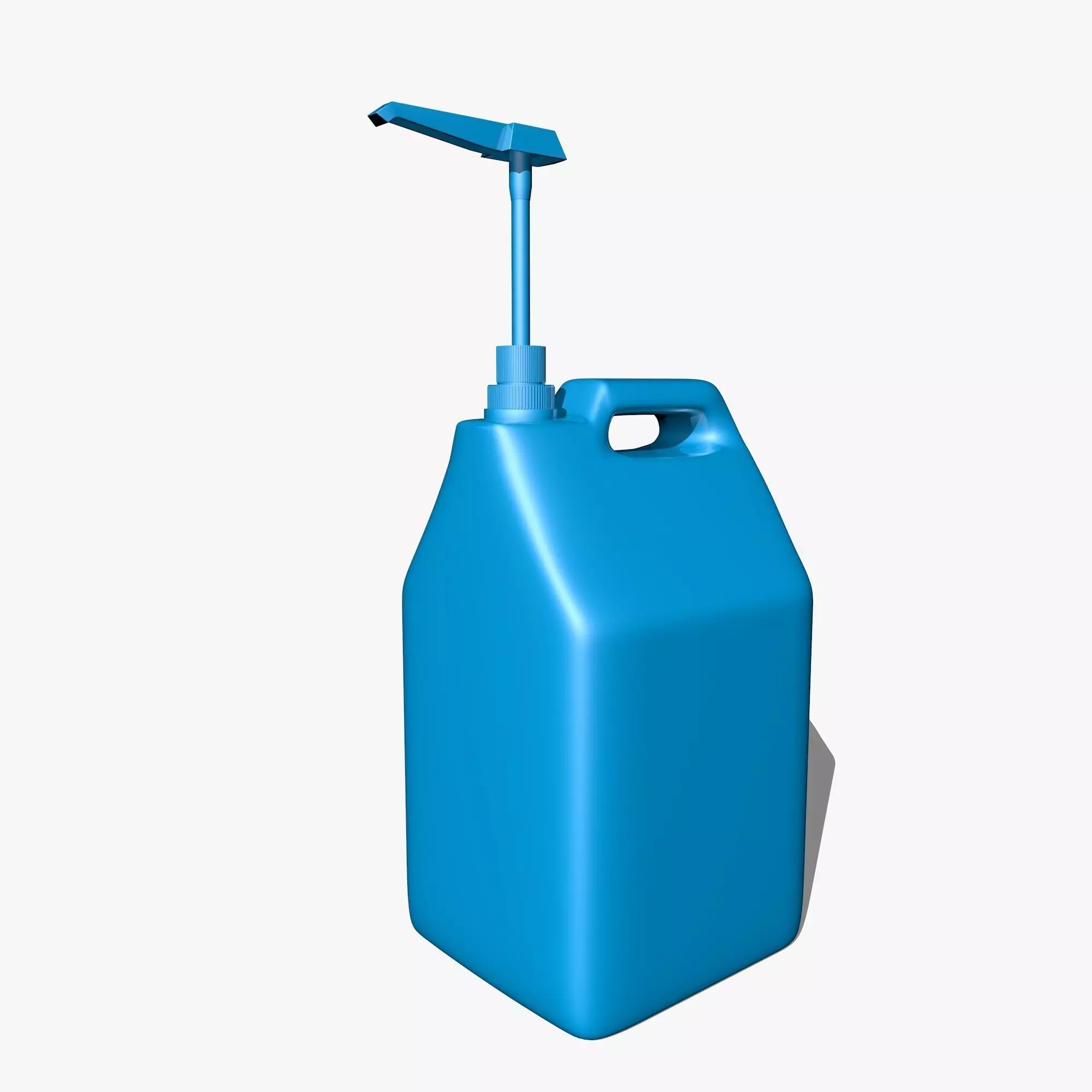 Blue Canister with Doser 3D model_0