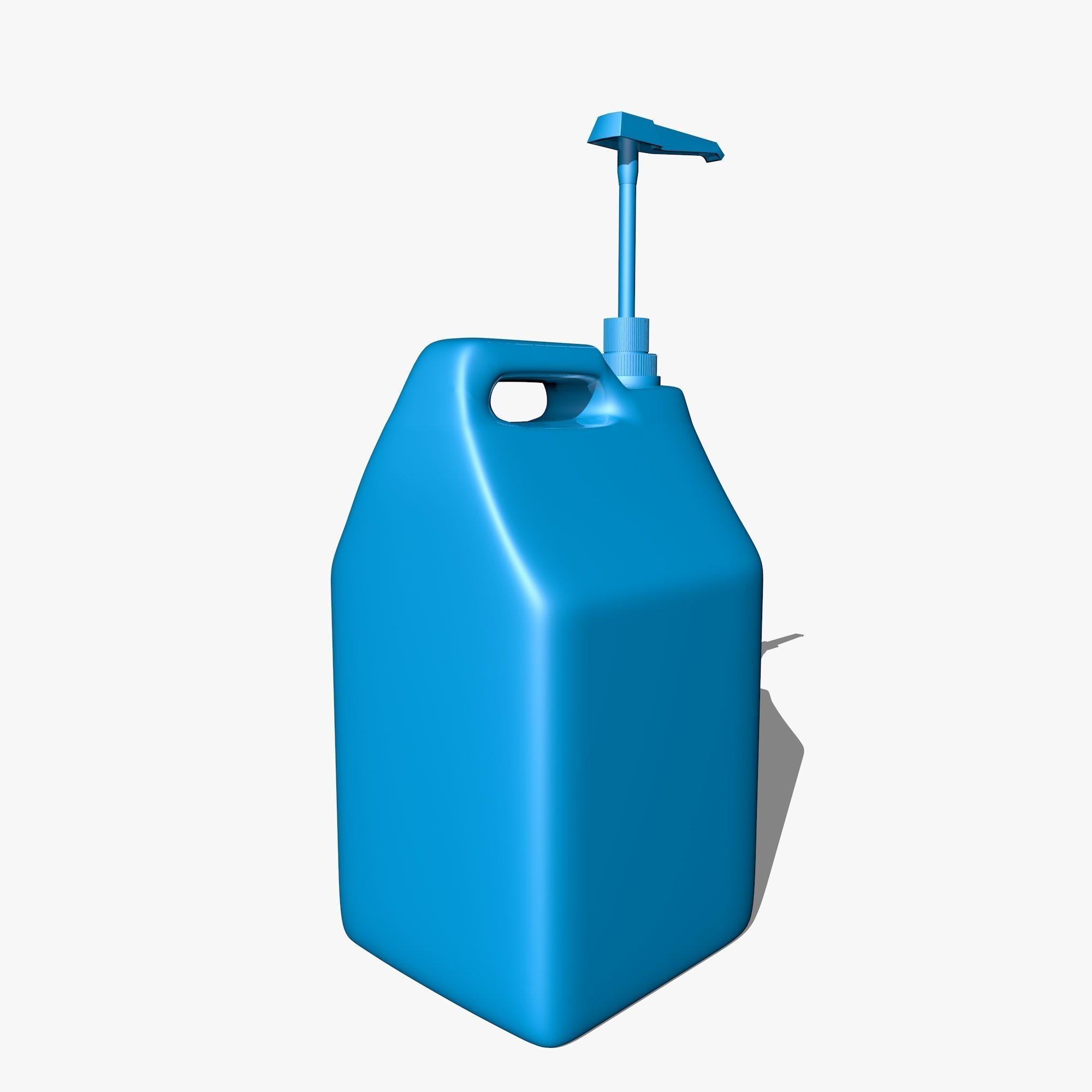 Blue Canister with Doser 3D model_3