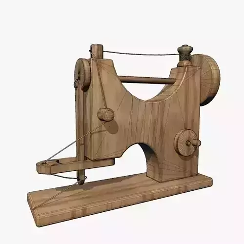 Wooden Sewing Machine 