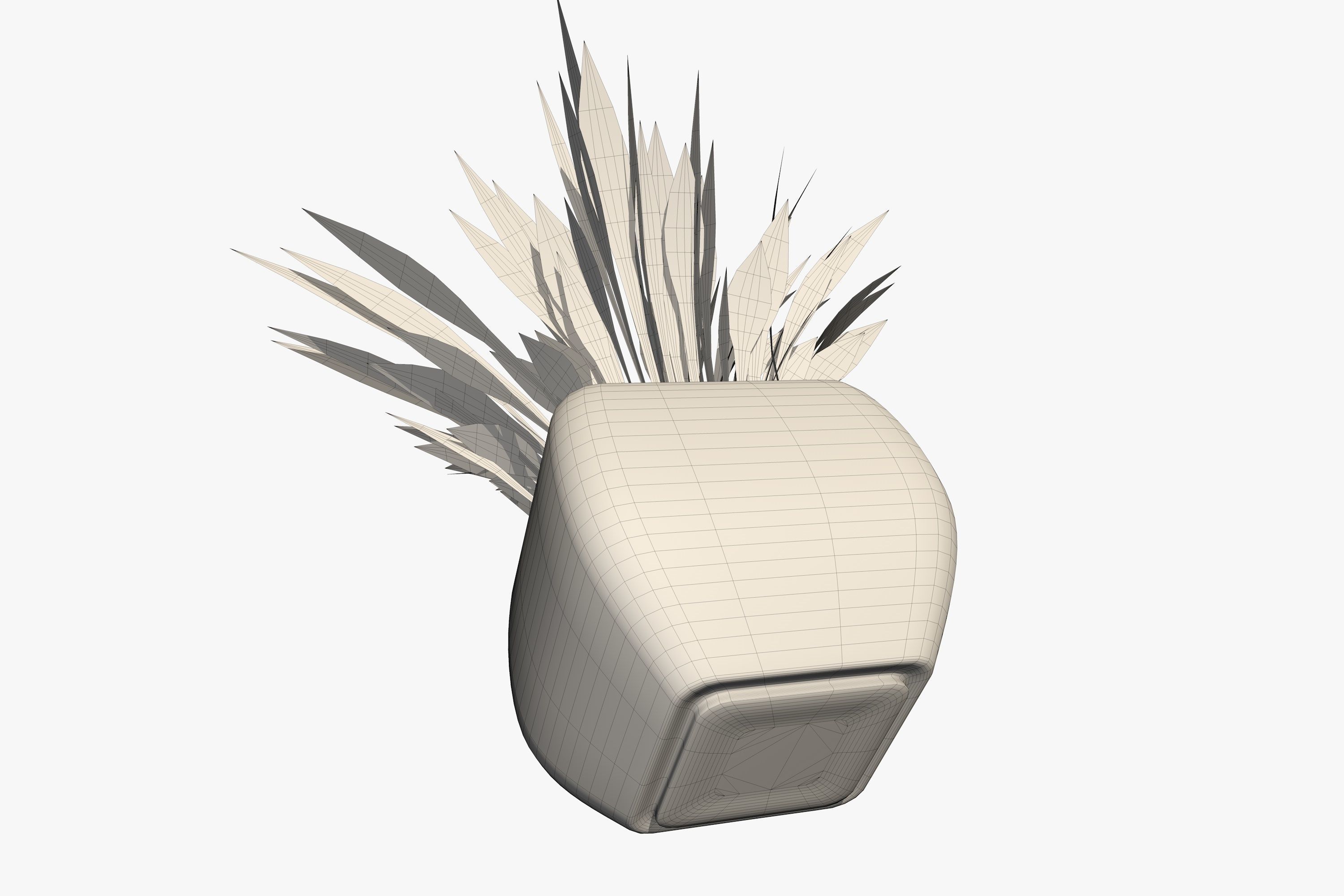 Plant in a Pot 3D model_6