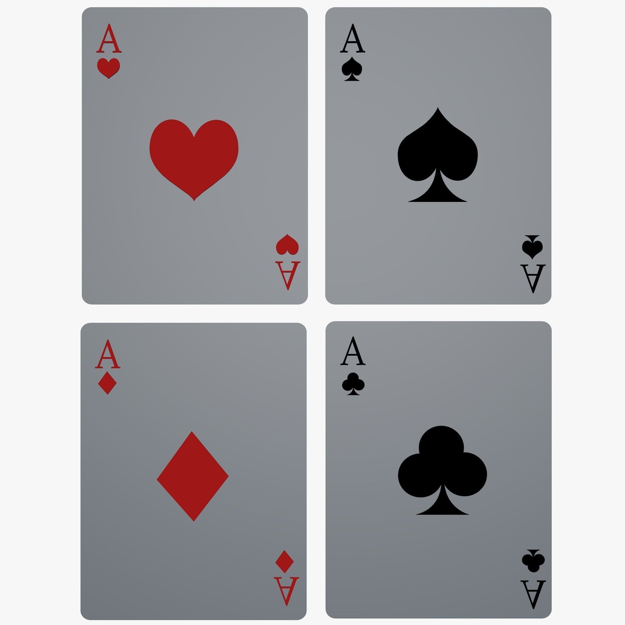 Playing Cards 3D model_6