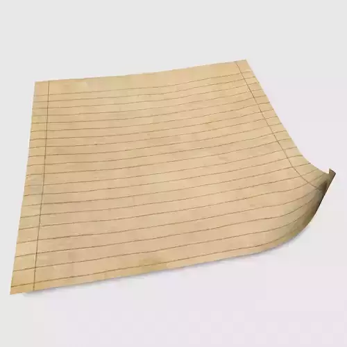 Old Paper 3D model
