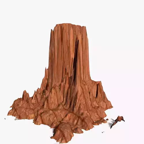 Canyon 3D Model yosemite mountain