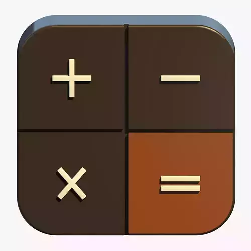 Mathematic Icon 3D model