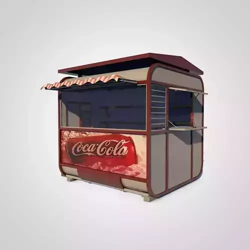 Kiosk coca cola vending machine