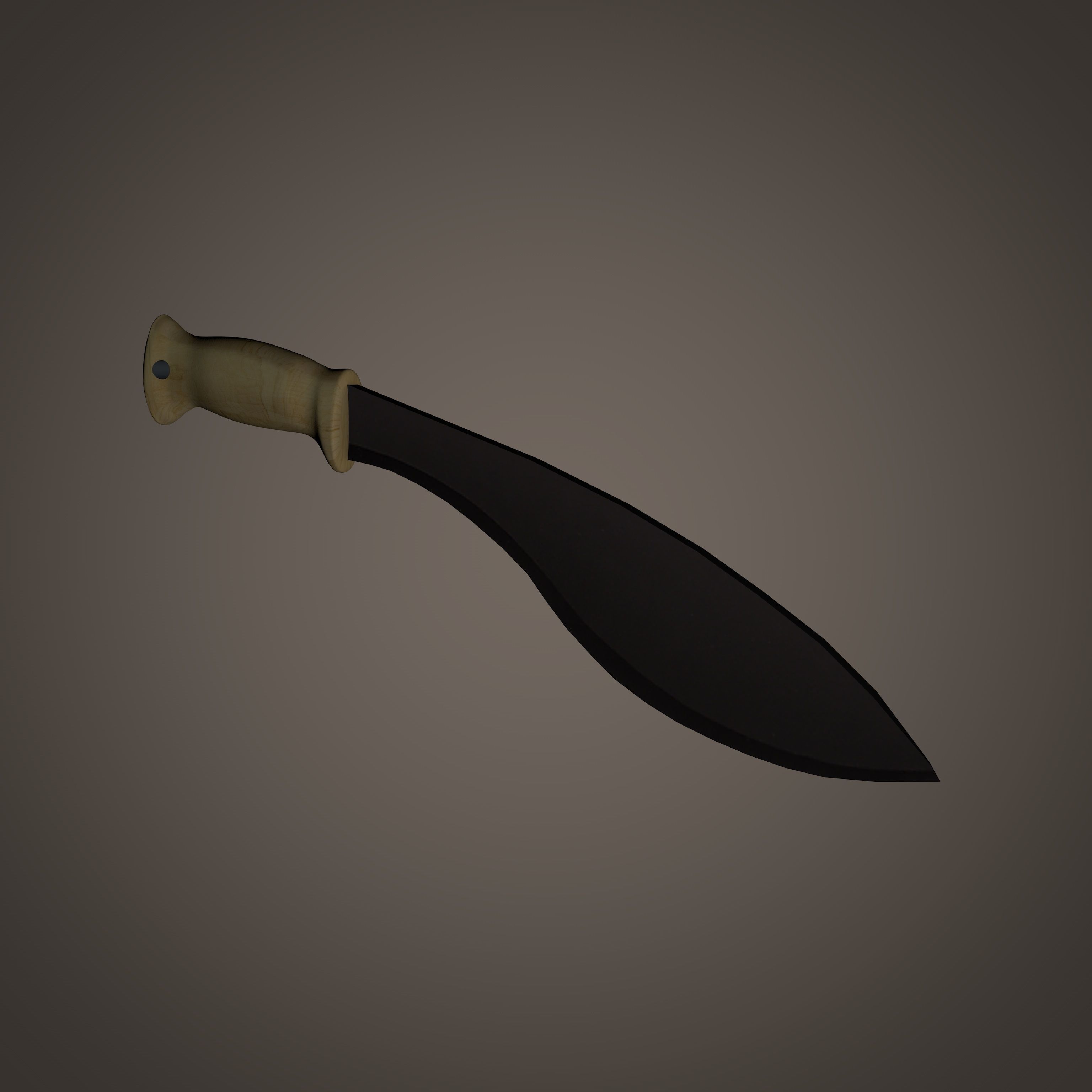 Gurkha Knife 3D model_3