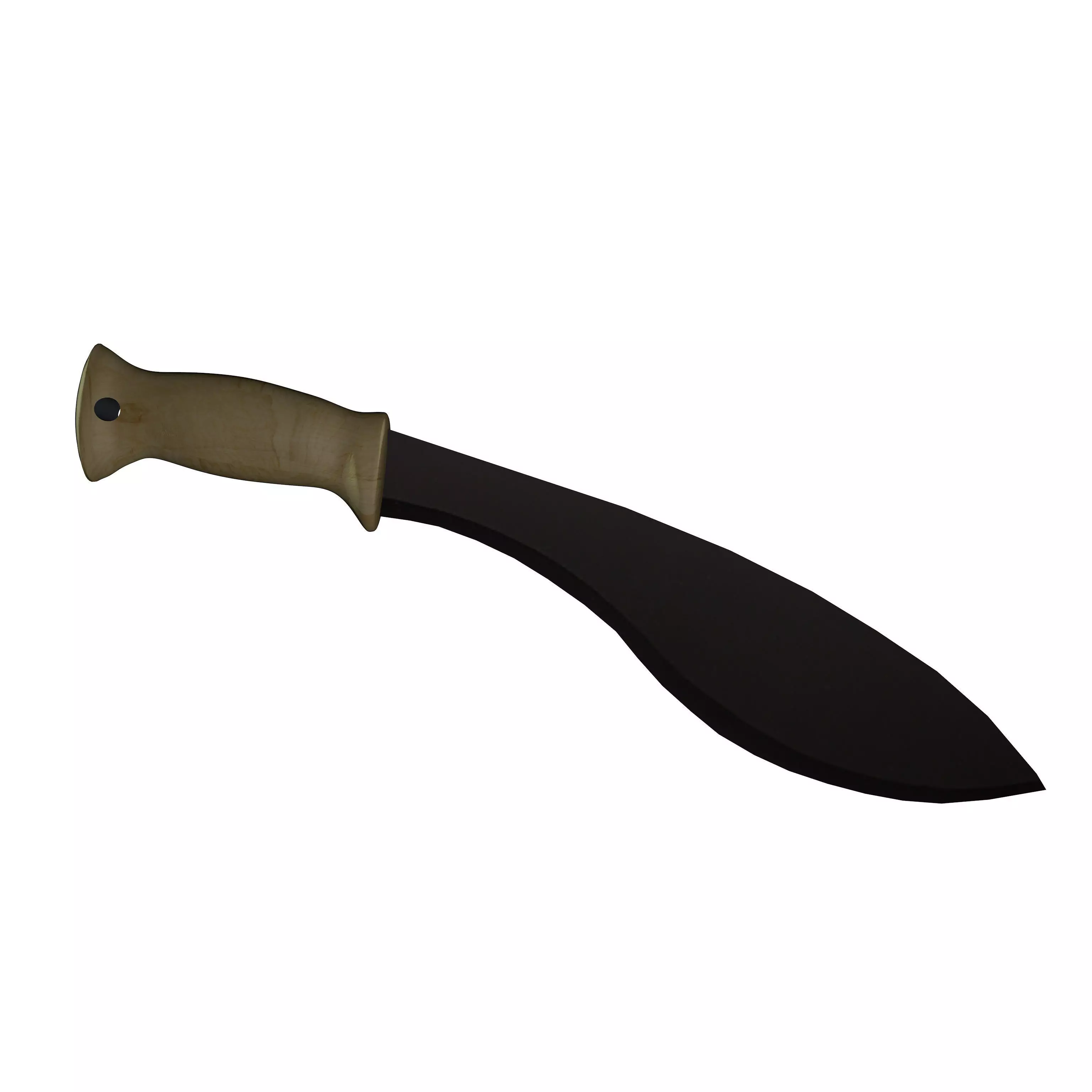 Gurkha Knife 3D model_0