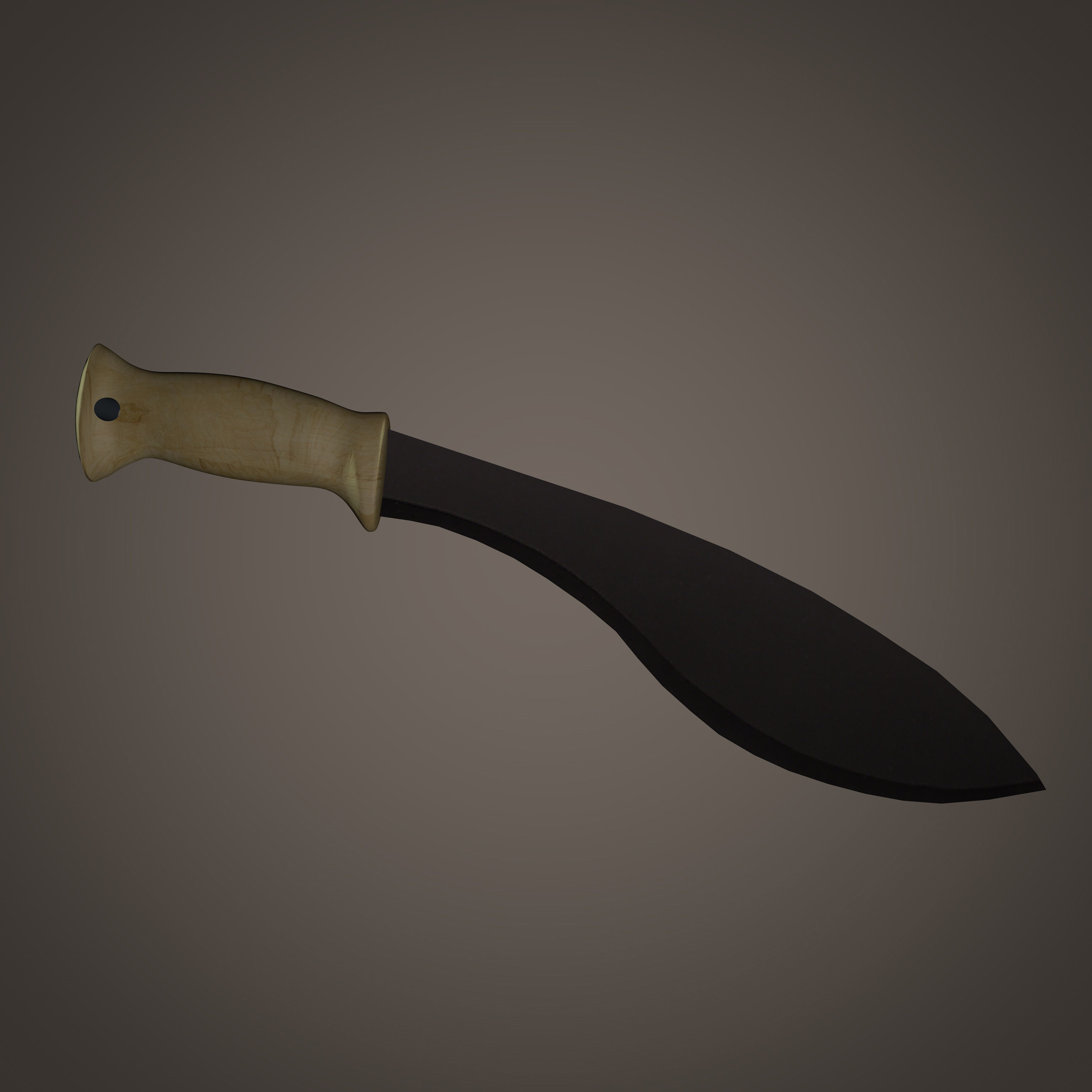 Gurkha Knife 3D model_1