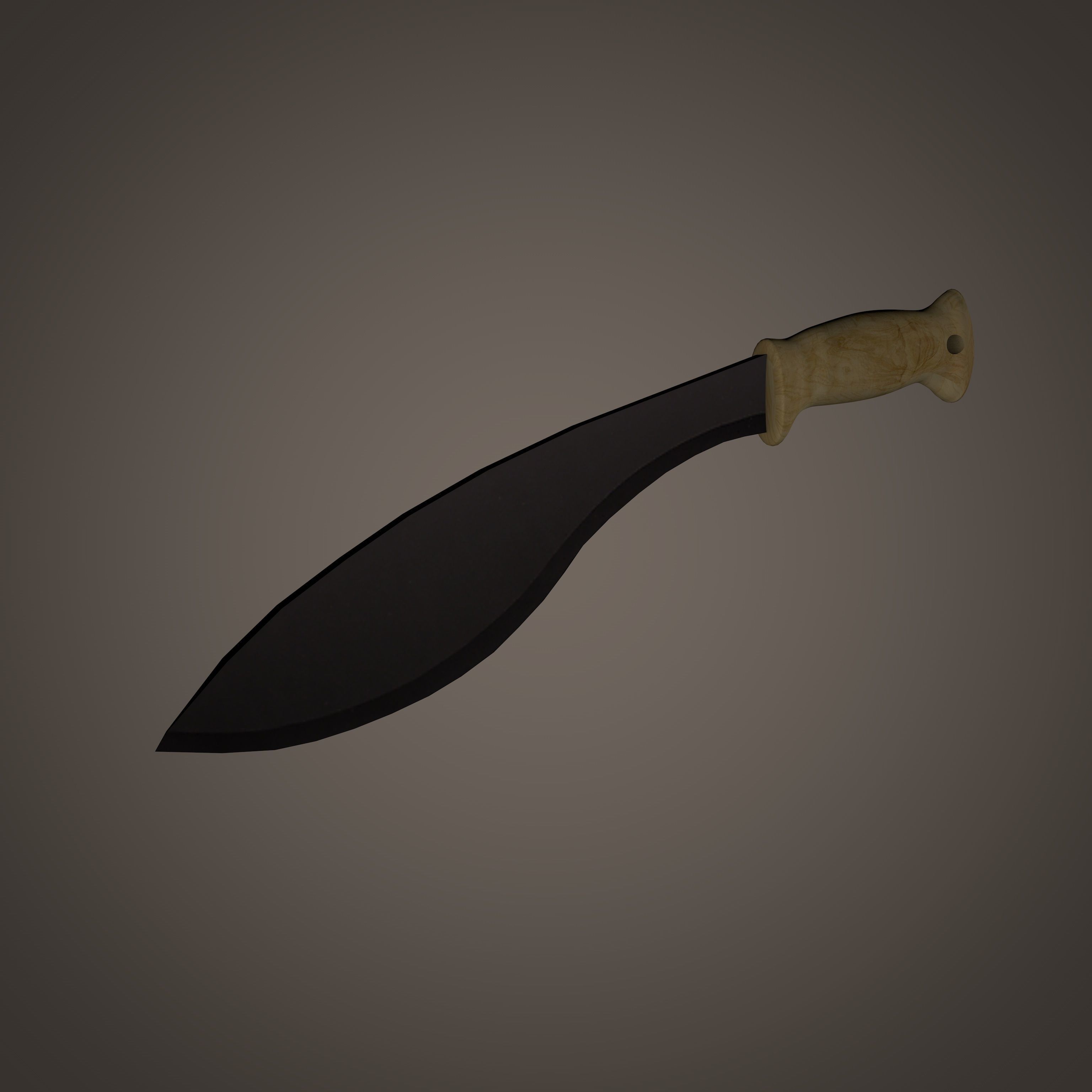 Gurkha Knife 3D model_4