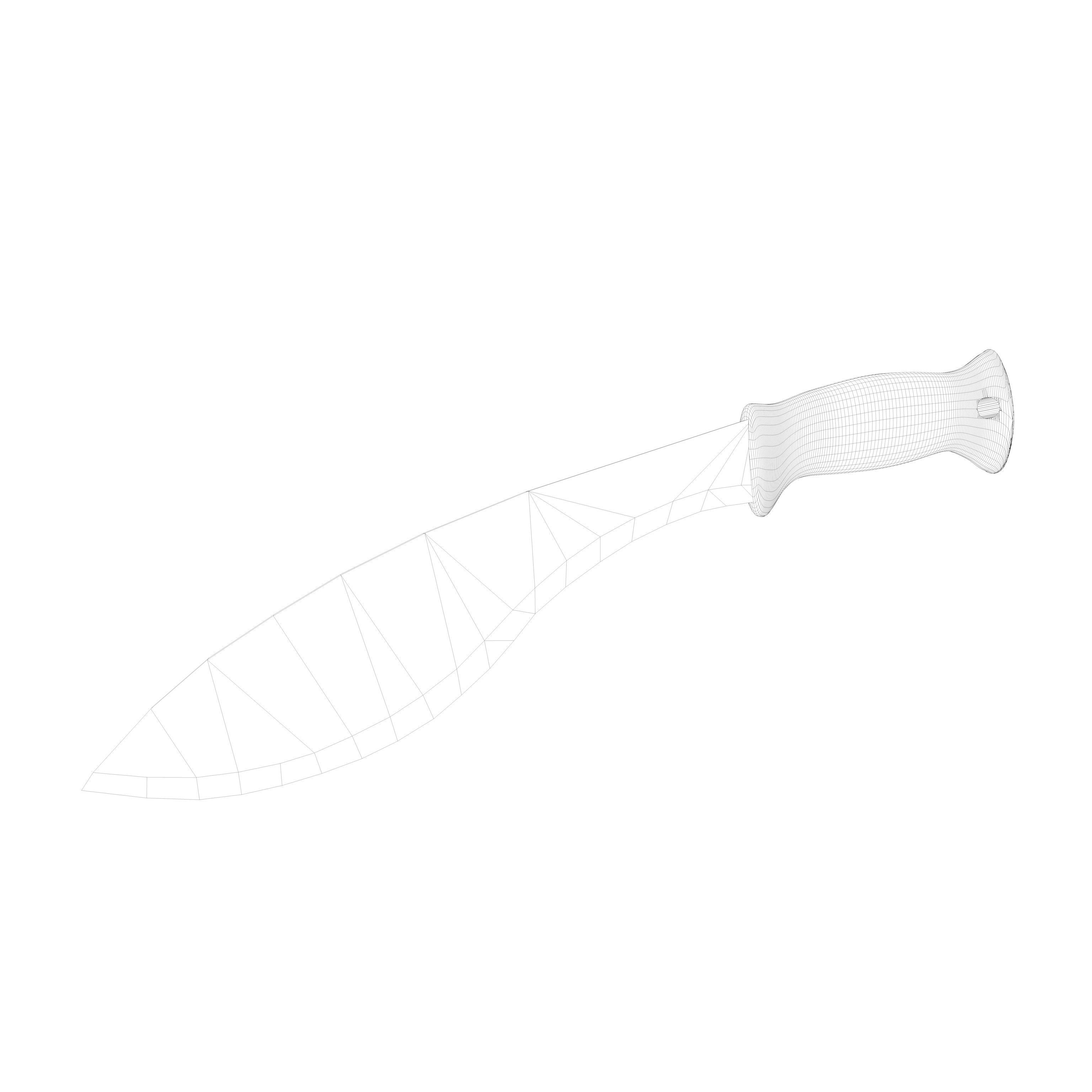 Gurkha Knife 3D model_7