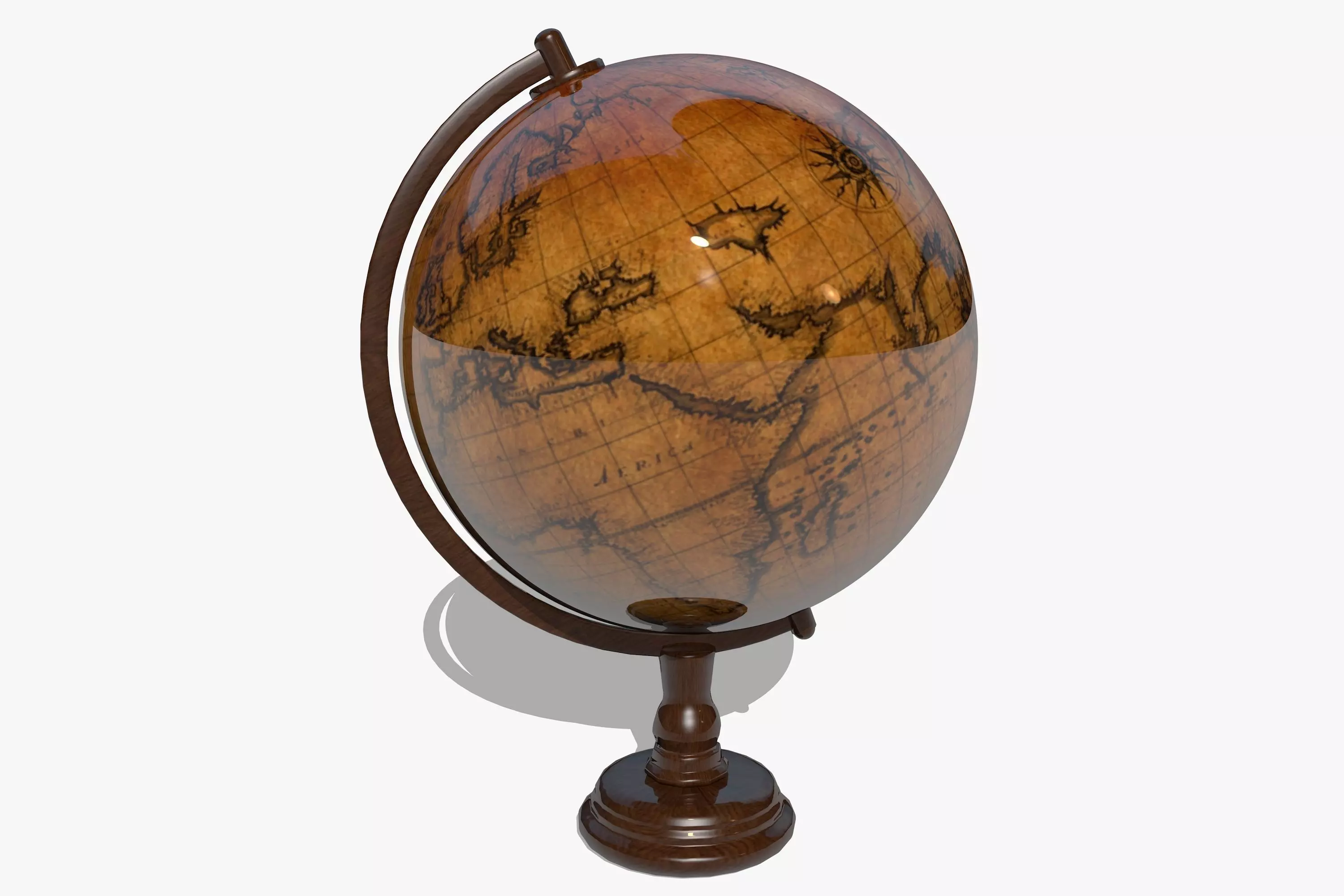 Globe 3D model_0