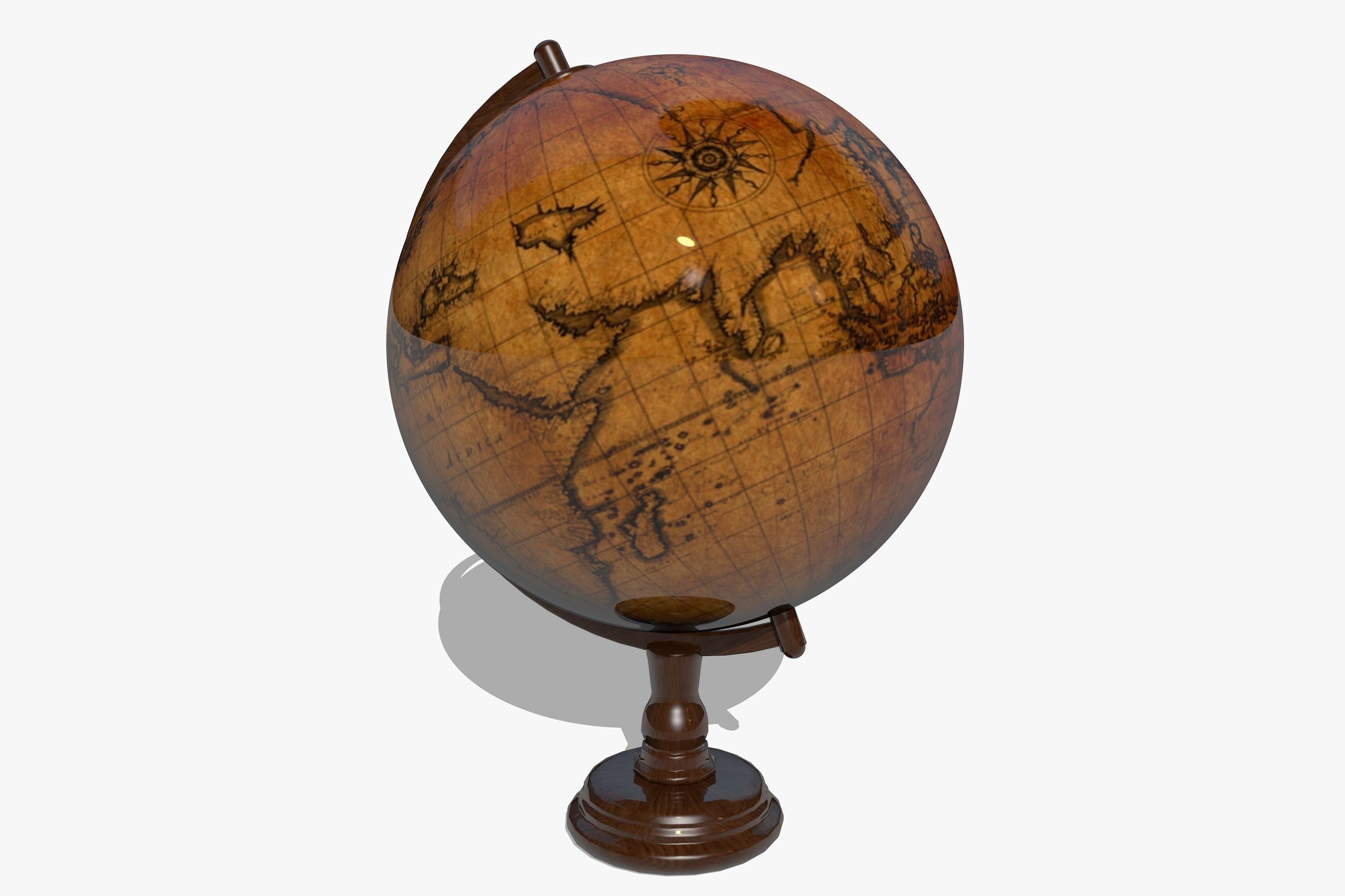 Globe 3D model_1