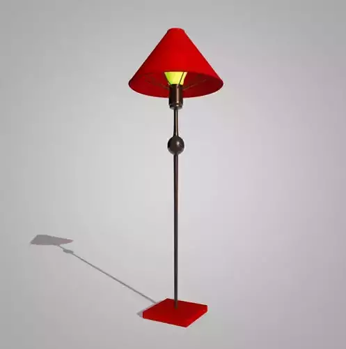 Red Floor Lamp