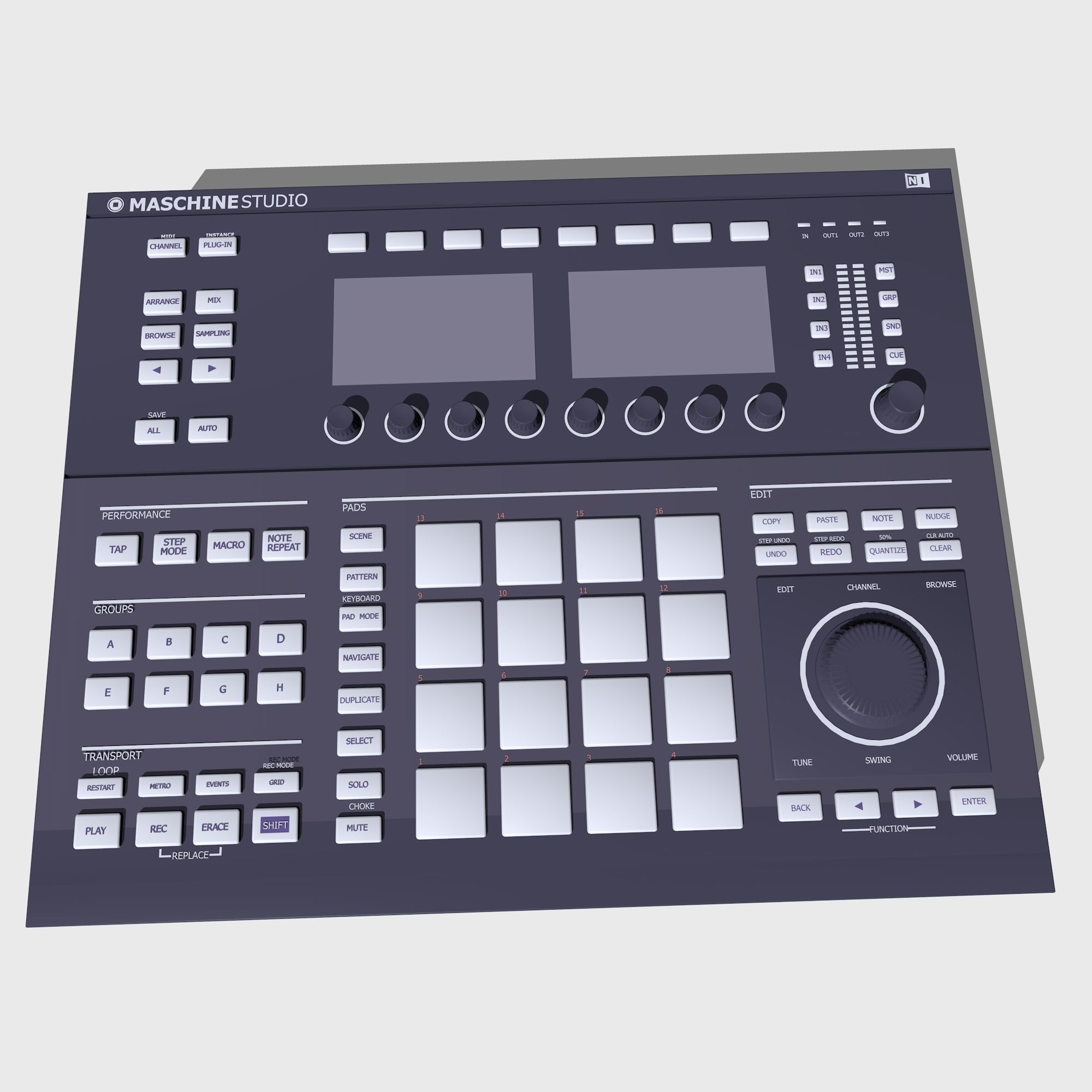 Flash Drive 3D model_3