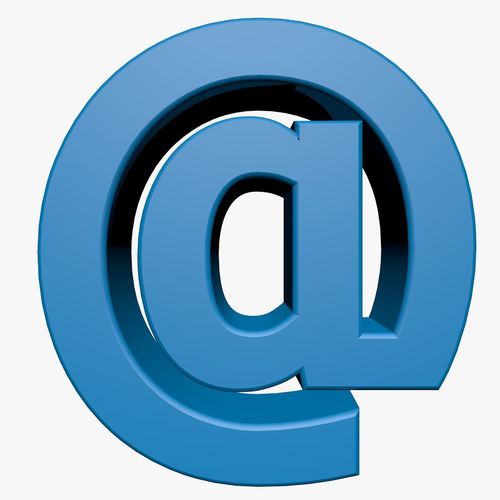 At E-mail Sign  3D model