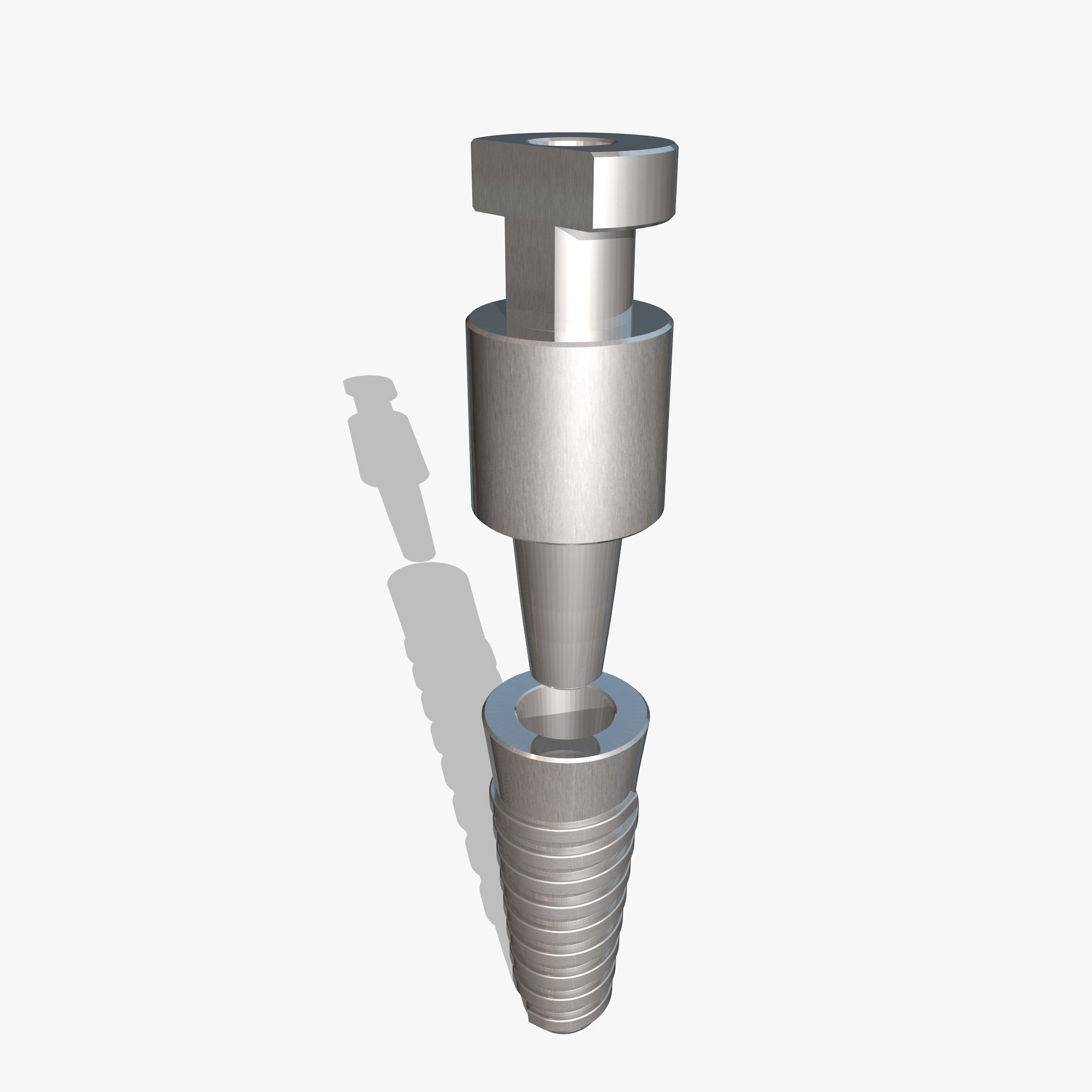 Dental Implant 3D model_1