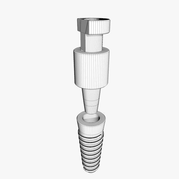 Dental Implant 3D model_6
