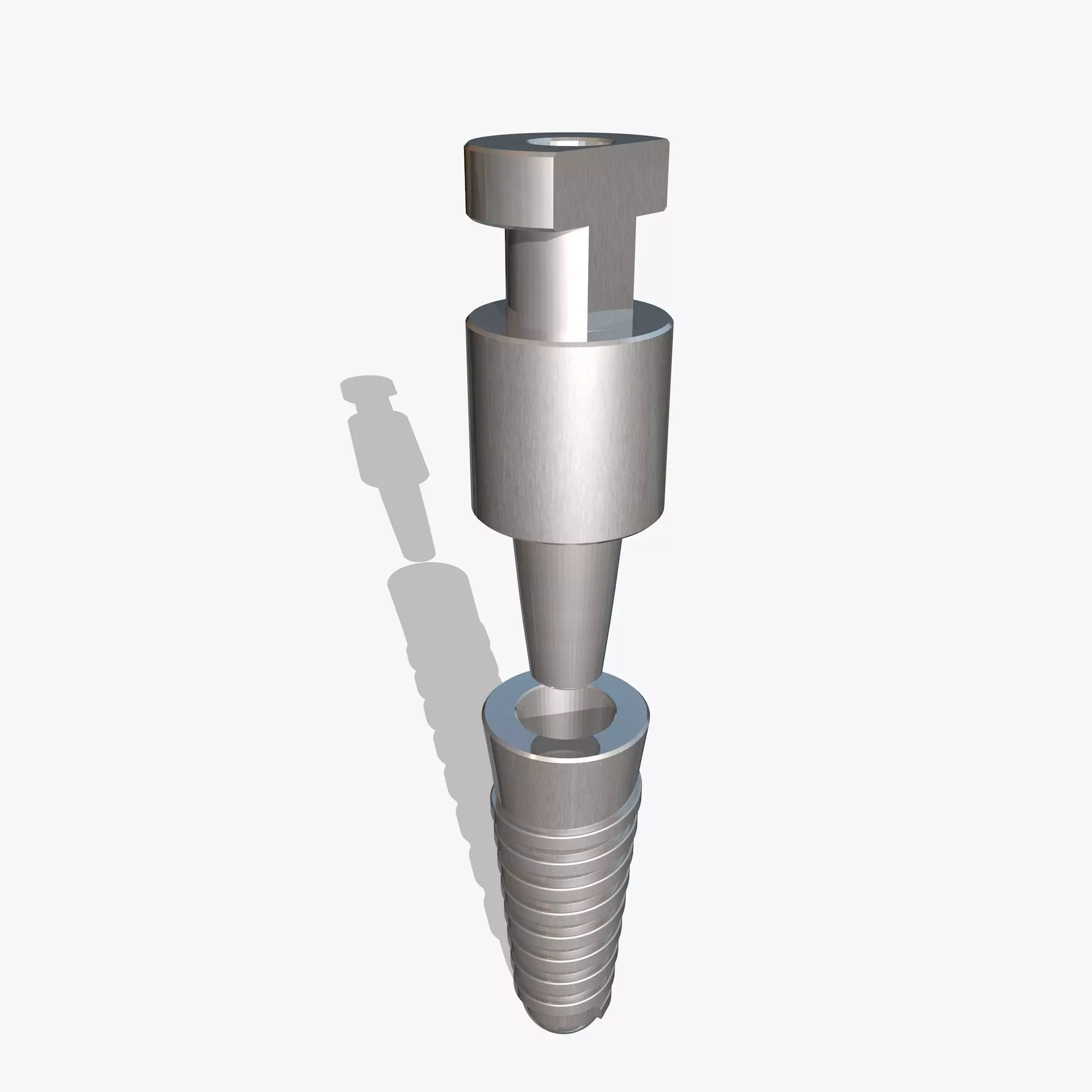 Dental Implant 3D model_0
