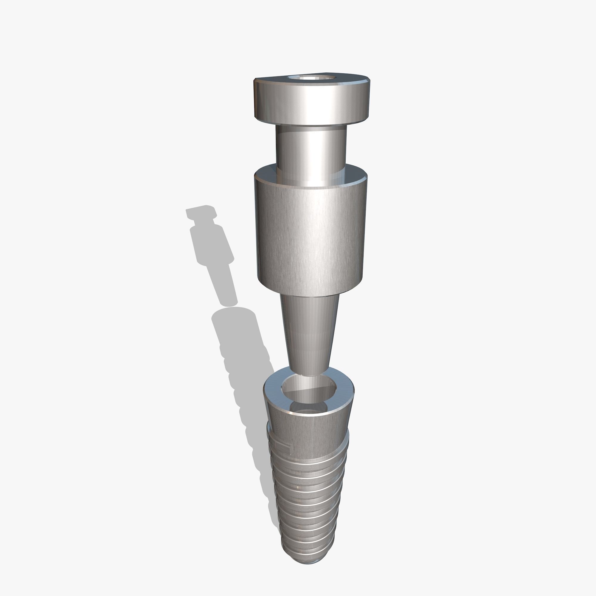 Dental Implant 3D model_3