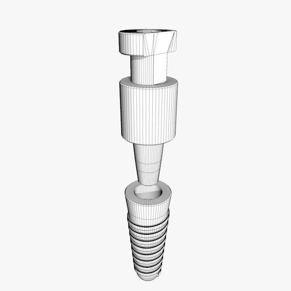 Dental Implant 3D model_7