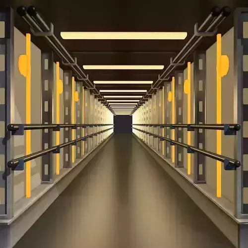 Corridor train station