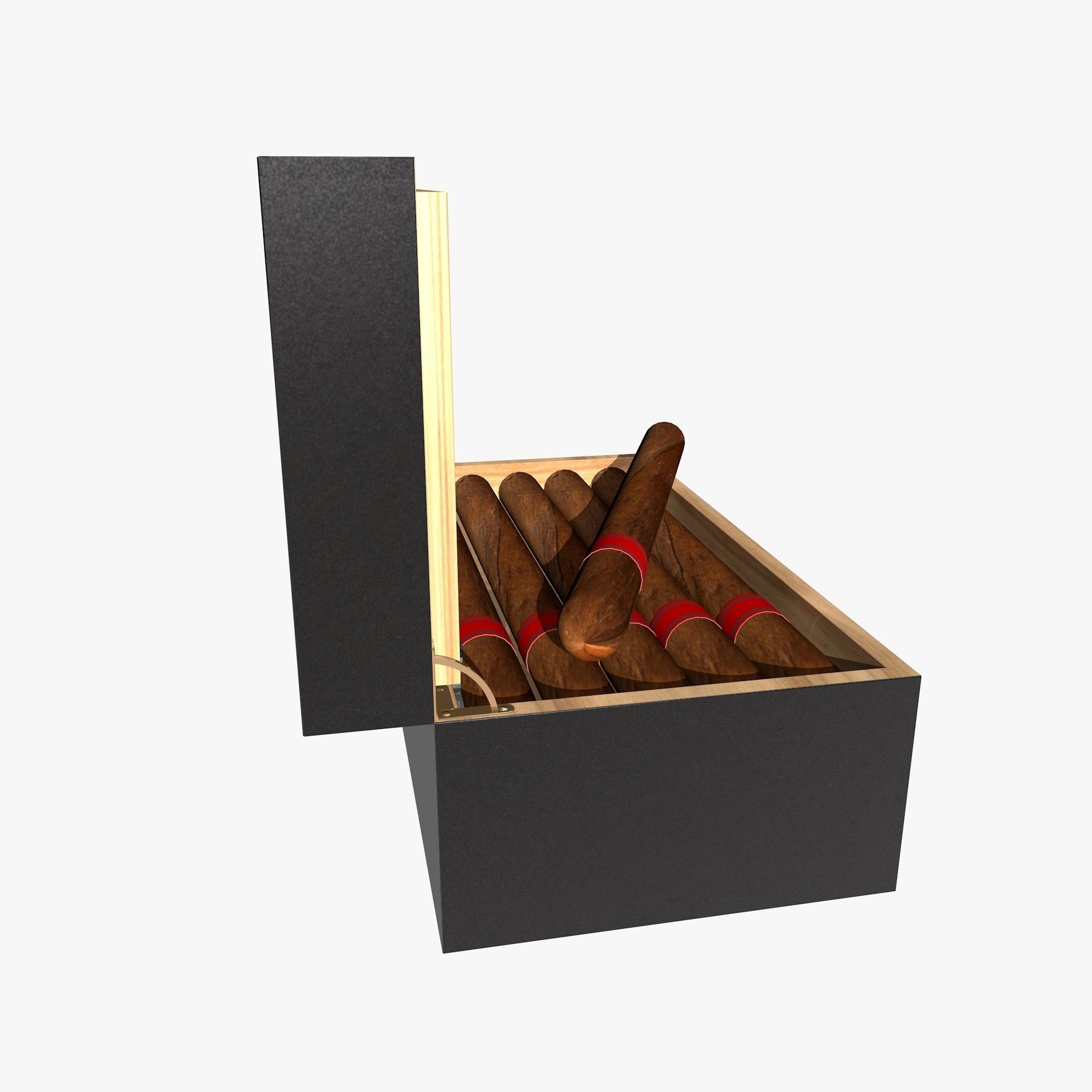 Cigar Humidor 3D model_4
