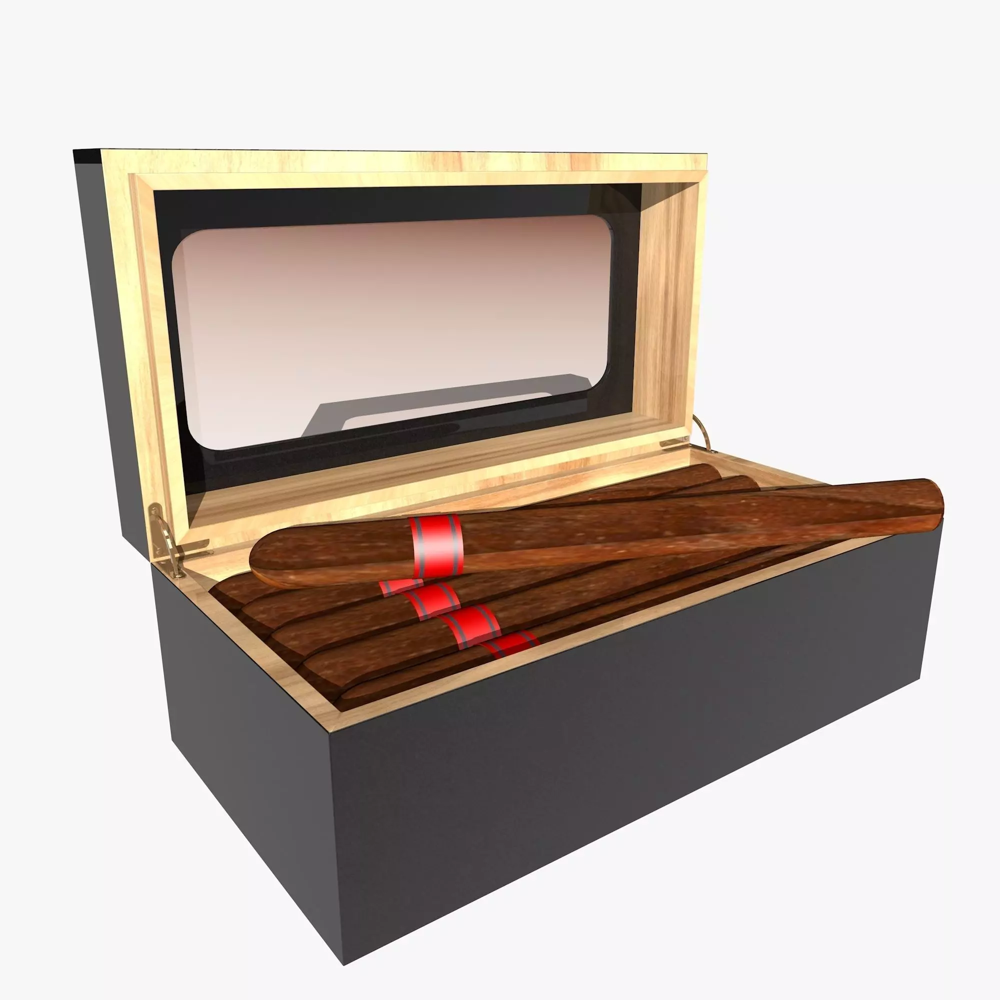 Cigar Humidor 3D model_0
