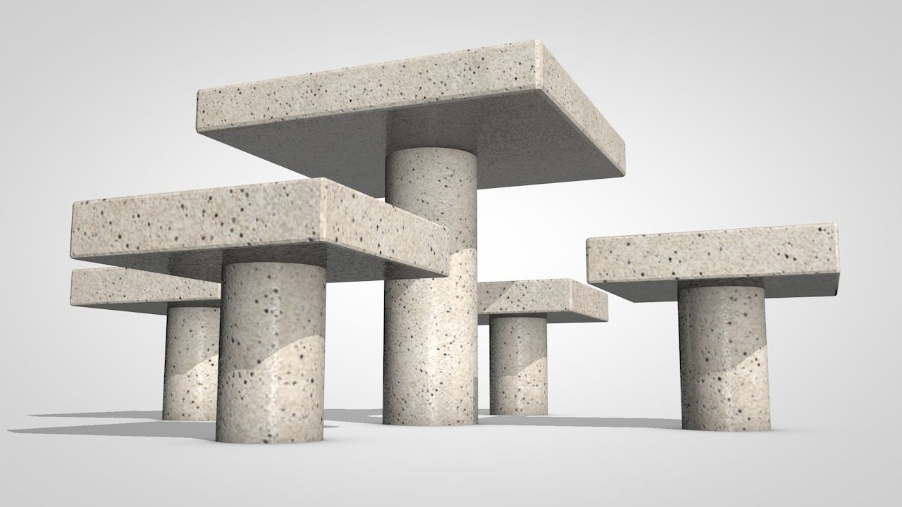 Chess Table 3D model_4