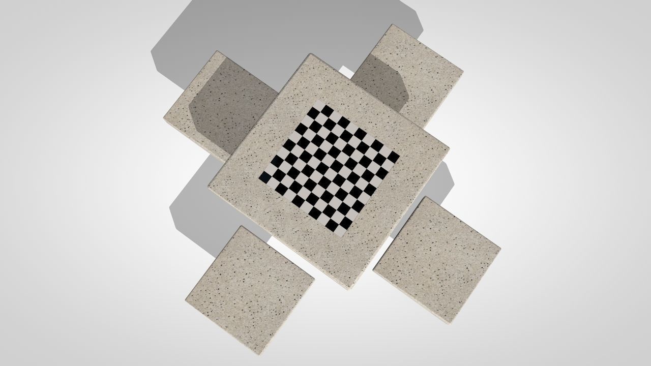 Chess Table 3D model_5