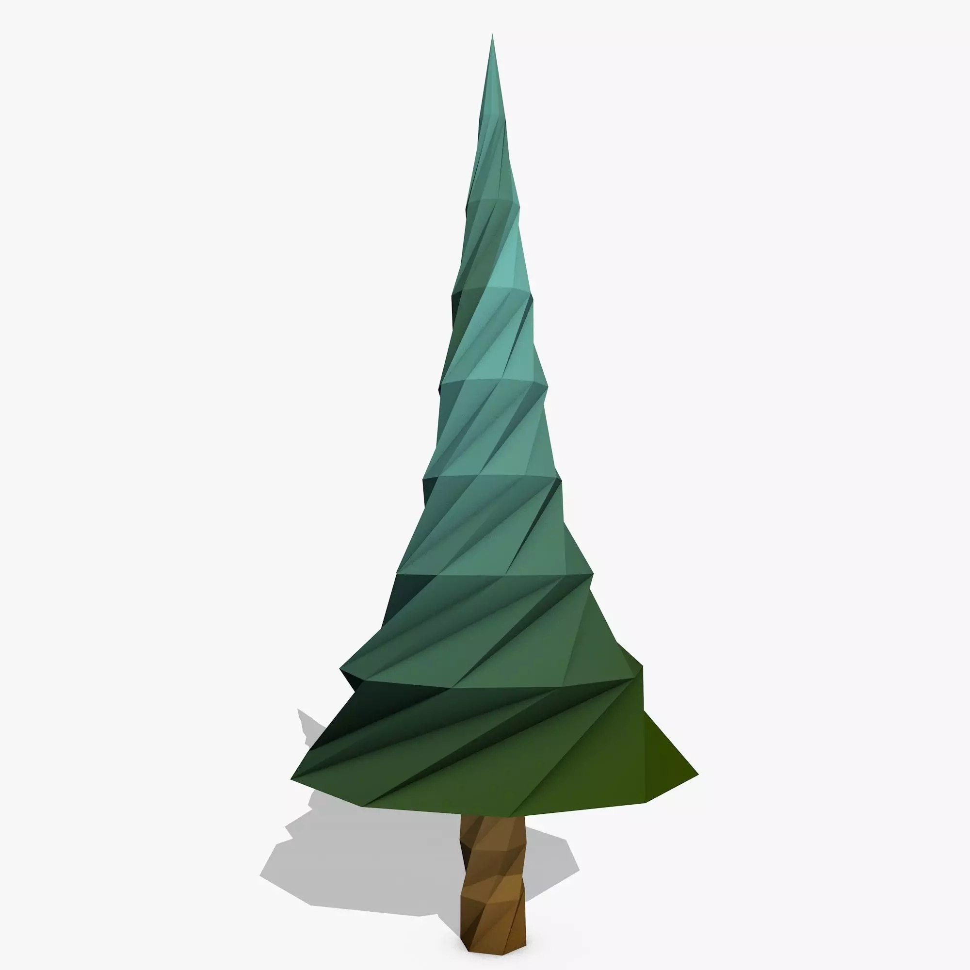 Cartoon Tree Low-poly 3D model