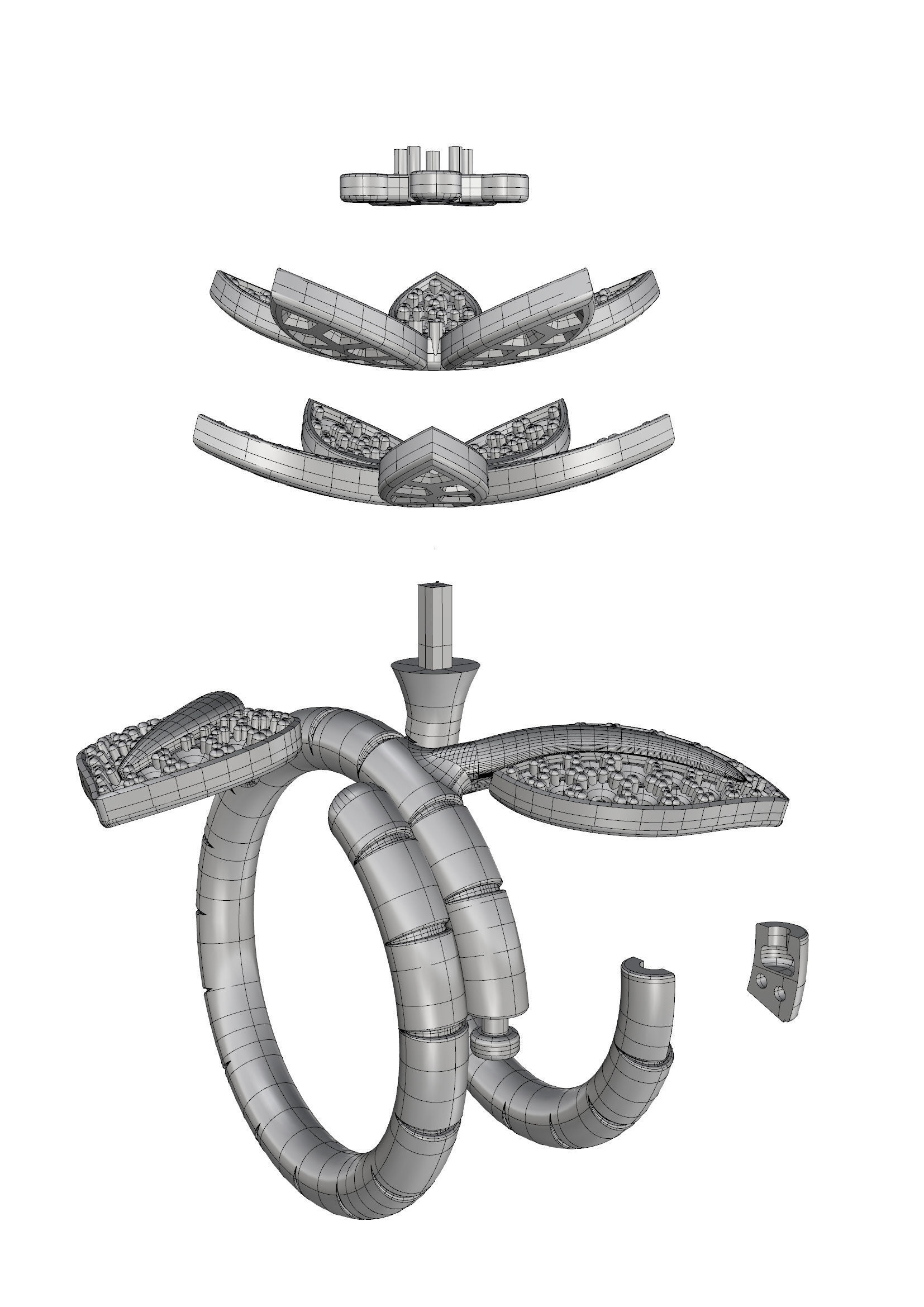 VC L Ring 3D print model_6