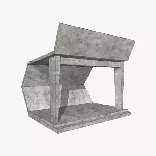 Beton Construction Low-poly 3D model