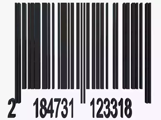 Barcode 3D model
