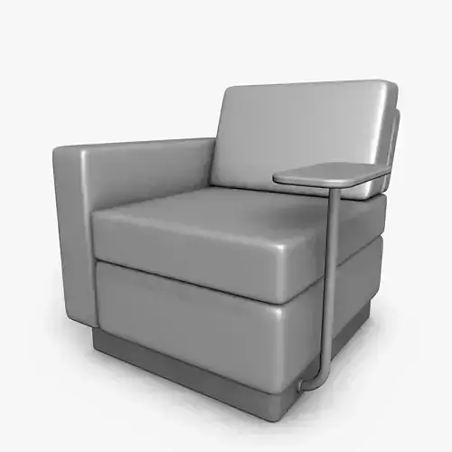 White Leather Armchair