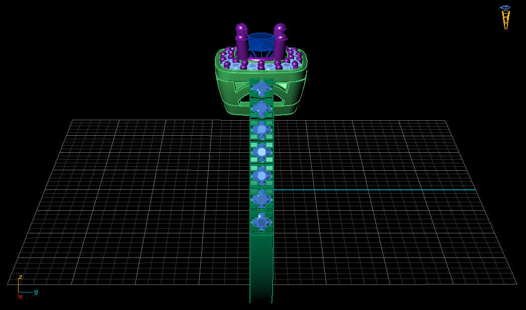 Rosette Ring  3D print model_3