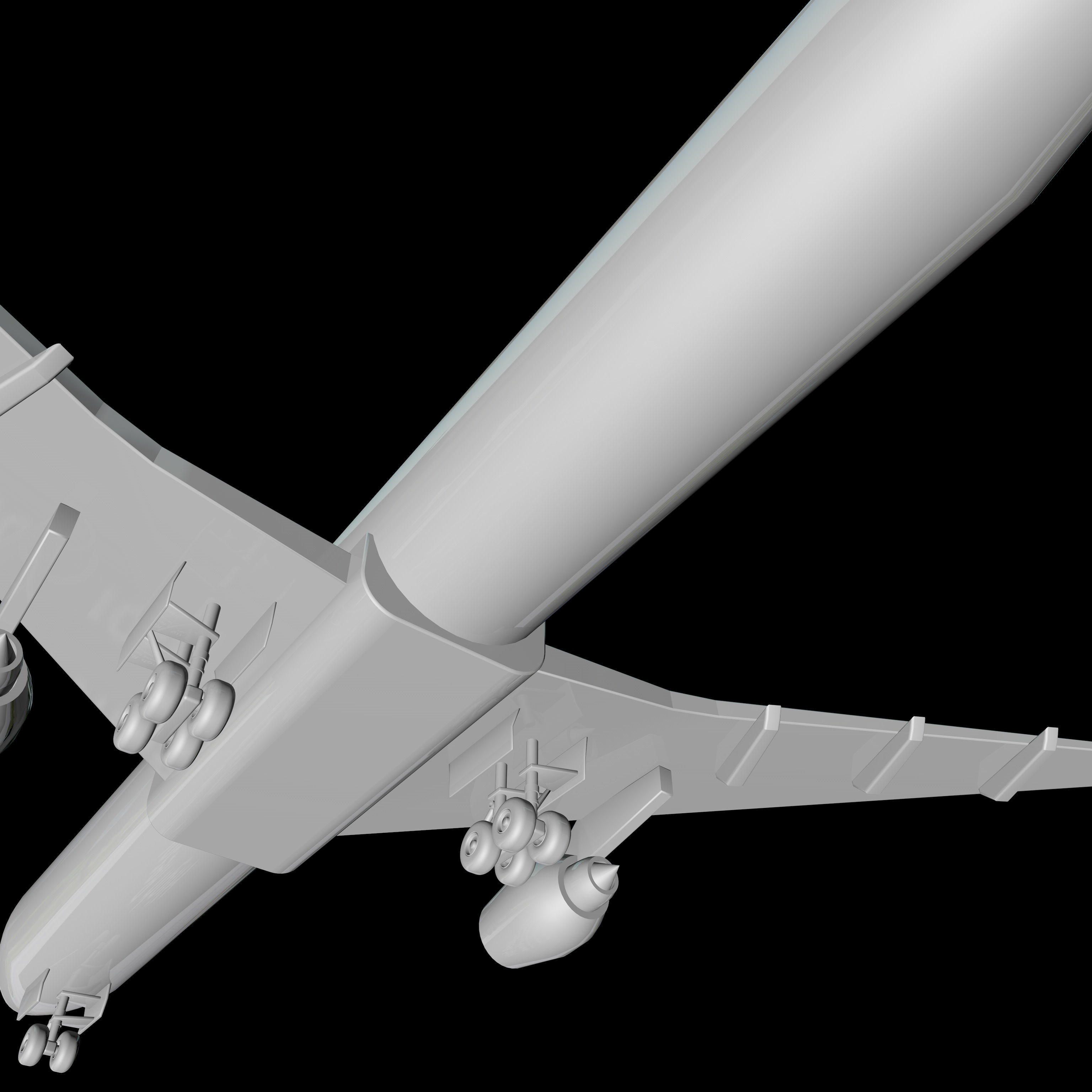 Airplane boeing jetliner - boeing jetliner 3D model_5