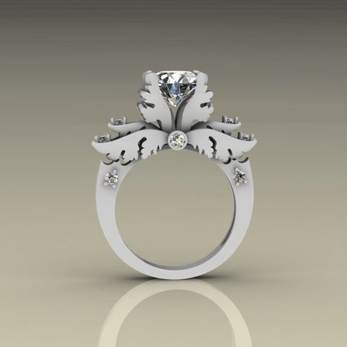 Classic Angel  ring 3D print model