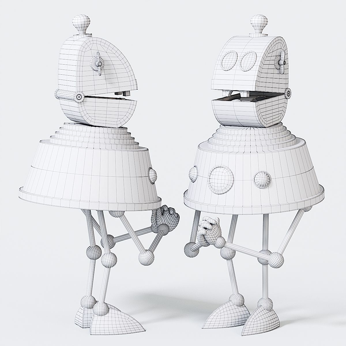 The Mystery of the Third Planet Robot 3D model_3