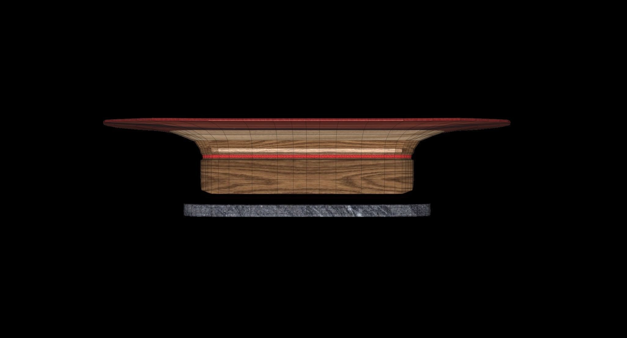 Coffee Table - Dinner table  Low-poly 3D model_2