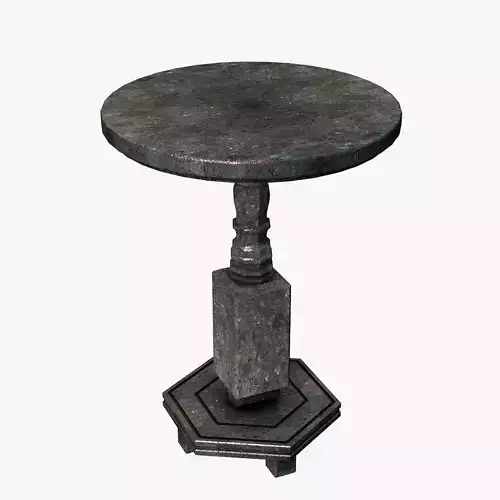 Black Stone Table