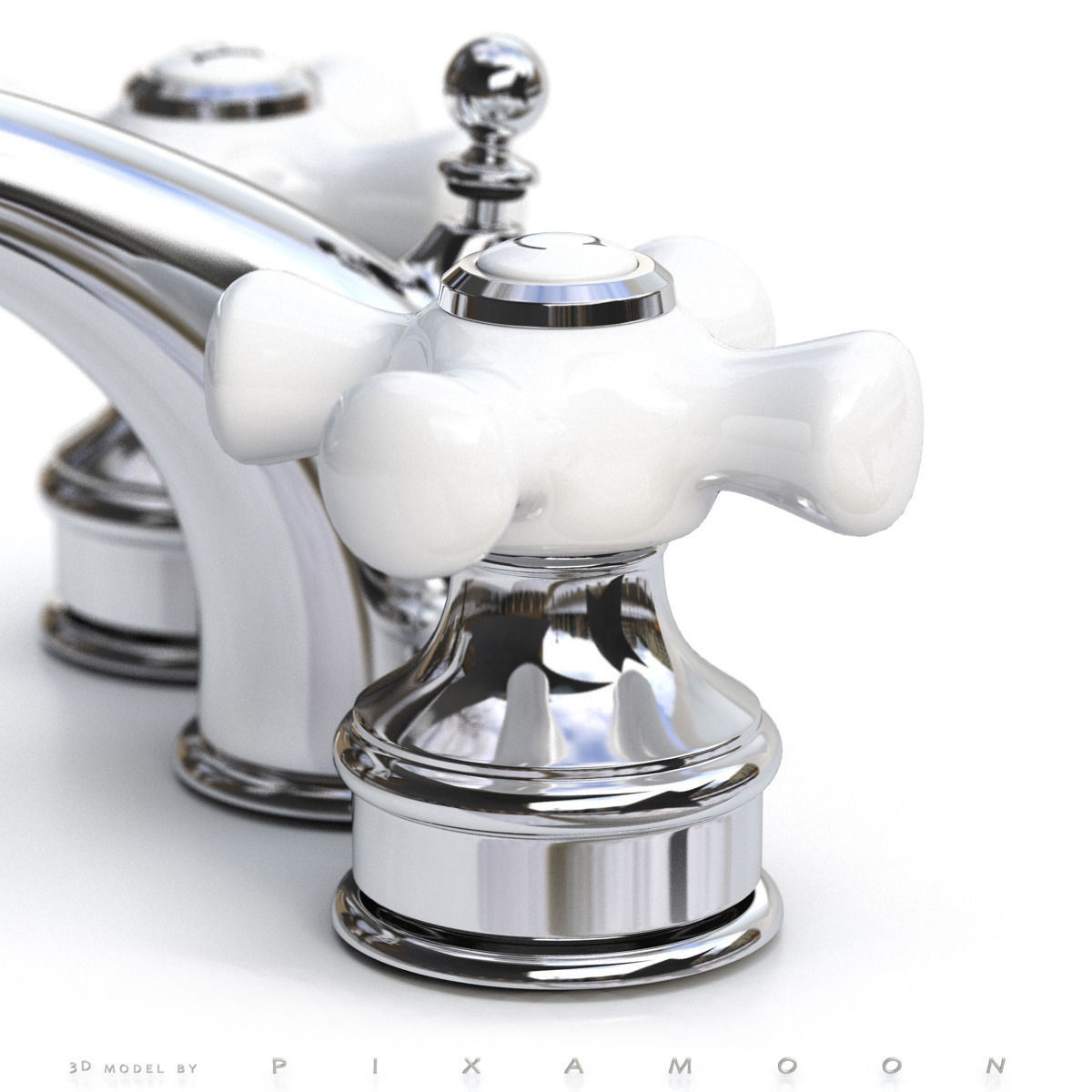 Faucet - bathroom 3D model_5