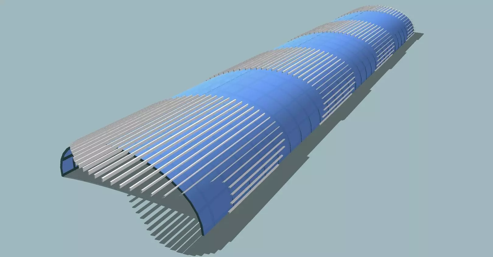 Glass canopy  3D model_0