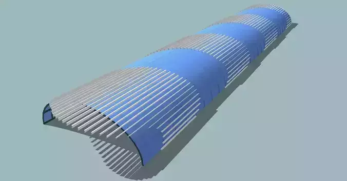 Glass canopy  3D model