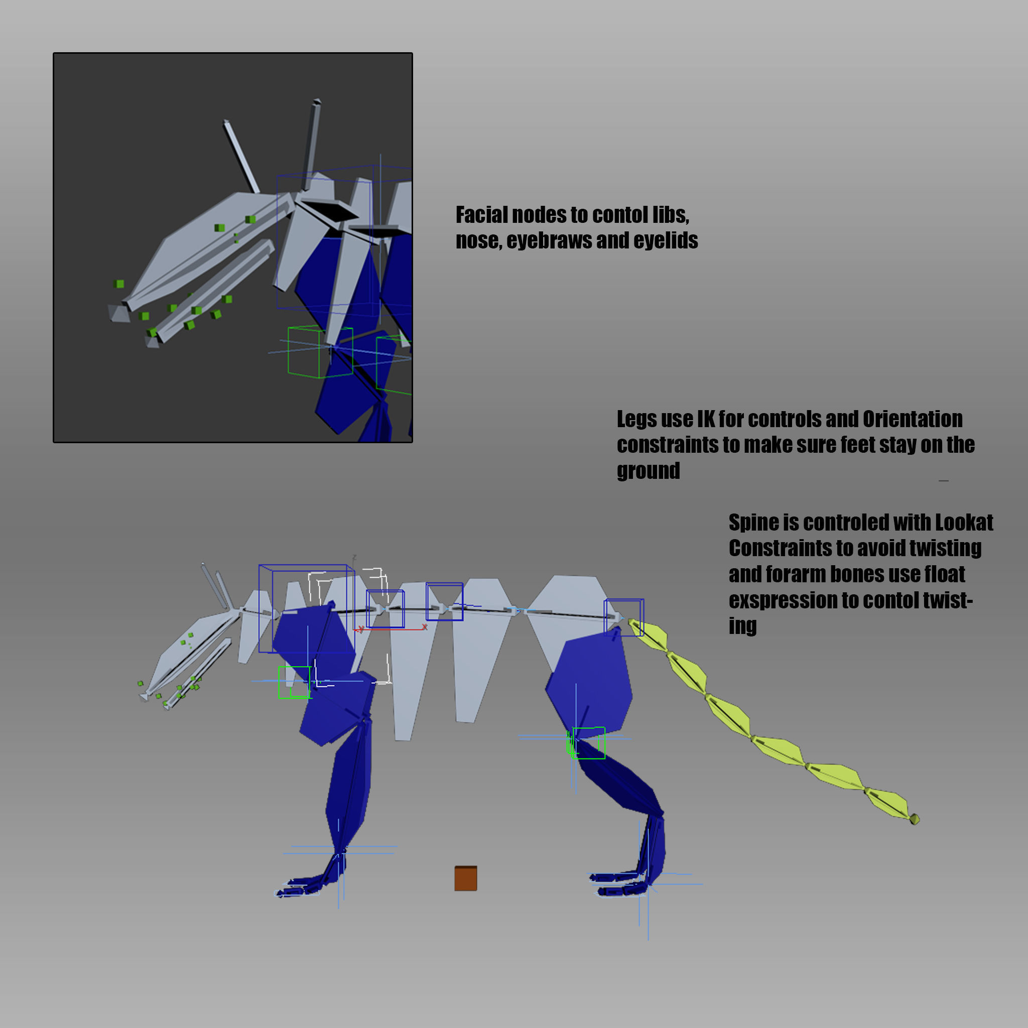 Red and Black Fox Low-poly 3D model_15