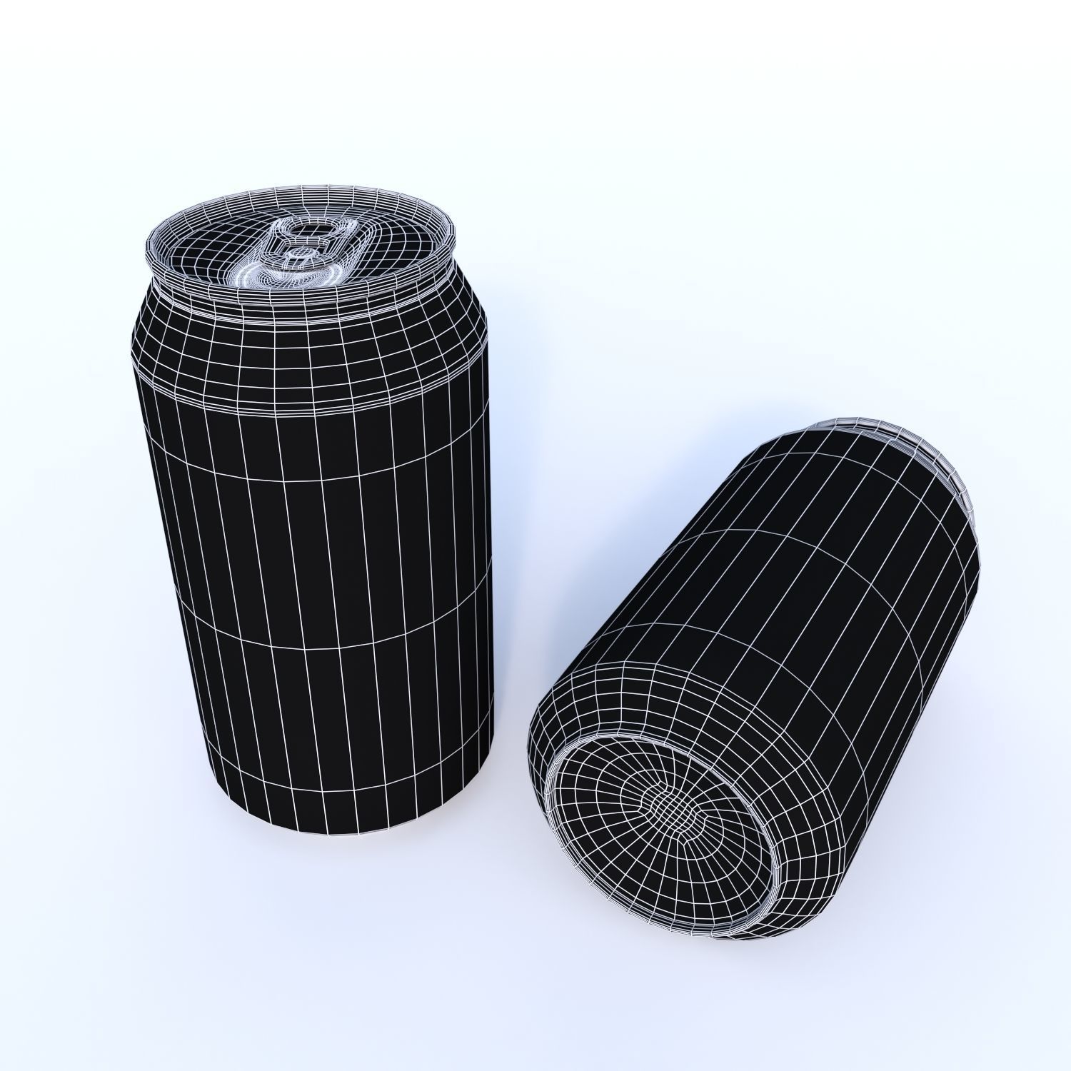 Pepsi Old Can 3D model_3